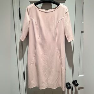 Tahari Shift dress, size 12, soft pink